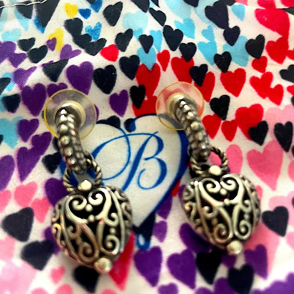 Brighton heart drop earrings